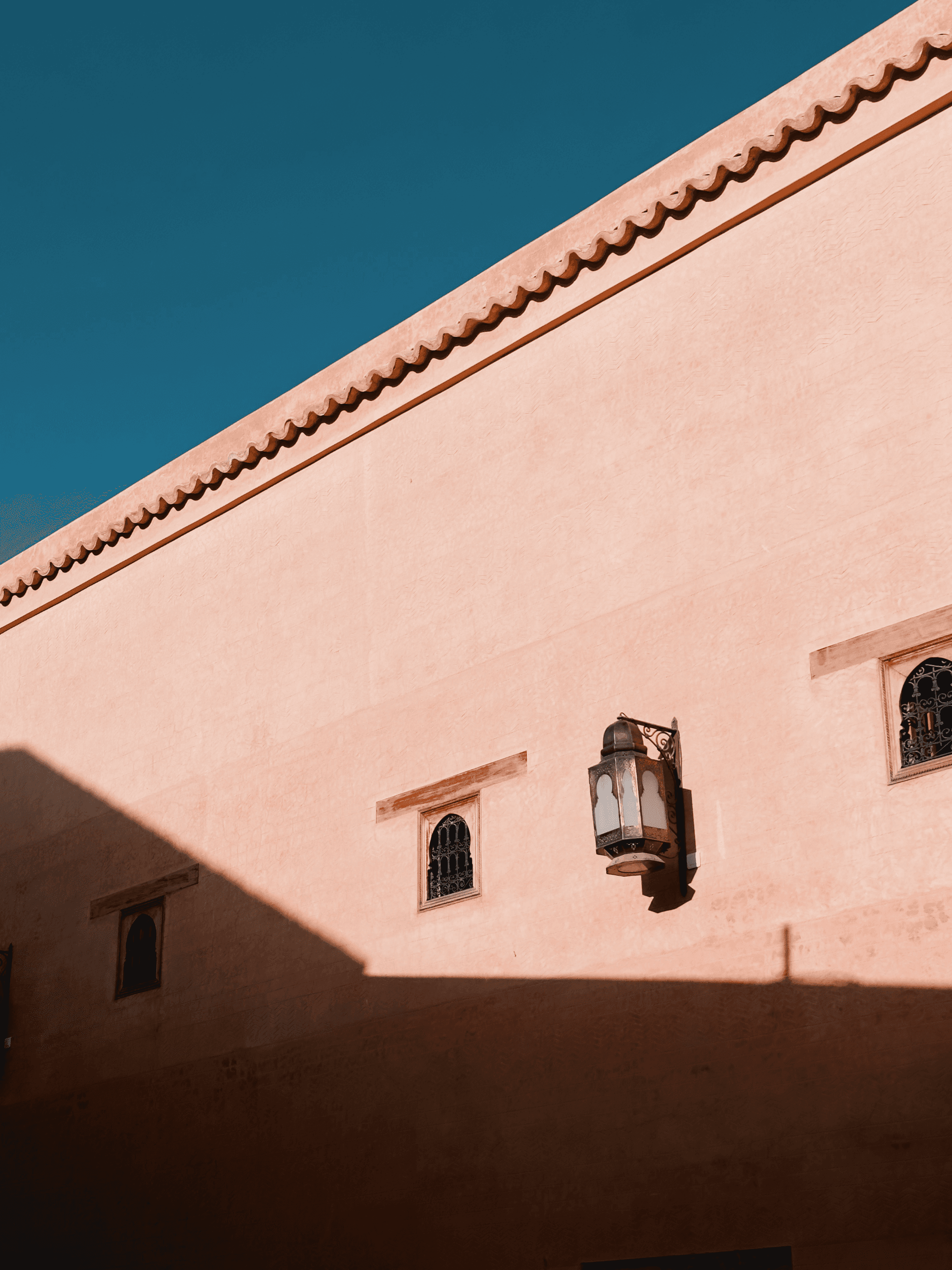 Pink Wall, from Marrakech, Morocco